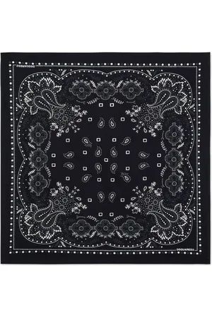 Dsquared2 Seidenschal mit Bandana-Print