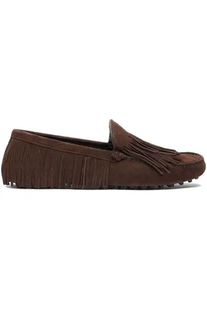 Scarosso Loafer aus Wildleder mit Zierlasche