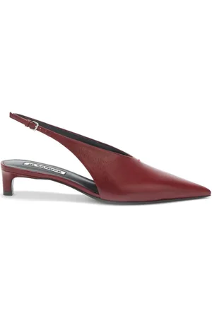 Jil Sander Slingback-Pumps aus Leder 45mm