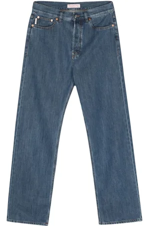 VALENTINO GARAVANI Ausgeblichene Straight-Leg-Jeans