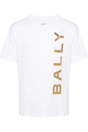 Bally T-Shirt aus Bio-Baumwolle mit Logo-Print
