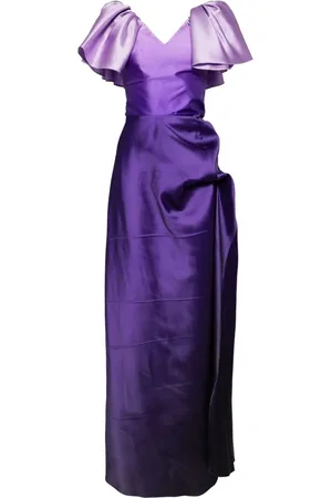 Saiid Kobeisy Taft-Kleid mit Farbverlauf