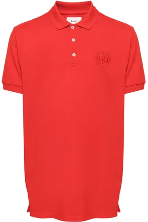 Bally Besticktes Poloshirt aus Bio-Baumwolle