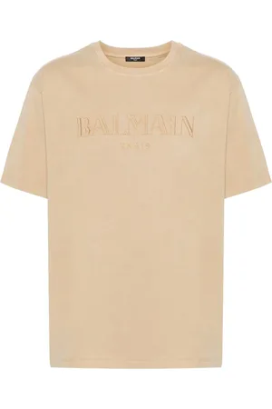 Balmain T-Shirt mit Logo-Stickerei