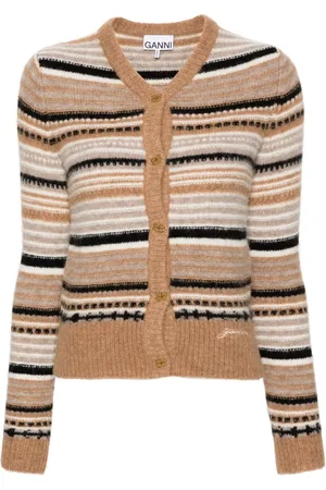Ganni Gestreifter Cardigan