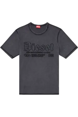 Diesel T-Rawjust T-Shirt mit Logo-Stickerei