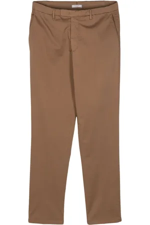 Boglioli Gerade Hose mit Bügelfalten