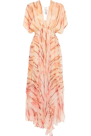 Mes Demoiselles Kleid mit abstraktem Print