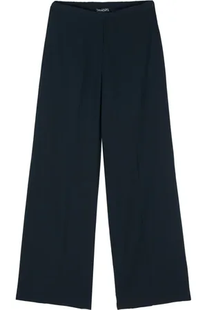 DRHOPE Crêpe-Hose mit weitem Bein