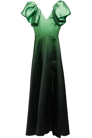Saiid Kobeisy Taft-Kleid mit Farbverlauf
