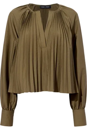 Proenza Schouler Monica Bluse mit Faltendetail