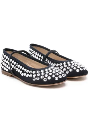 GALLUCCI Ballerinas mit Kristallen