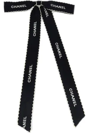 CHANEL 1990-2000s Brosche mit Satinschleife