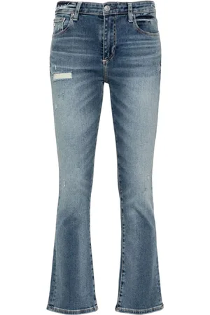 AG Jeans Jodi Cropped-Jeans mit hohem Bund