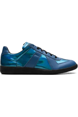 Maison Margiela Replica Blue Iridescent Sneakers