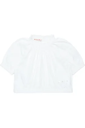 Marni T-Shirt mit Rüschenkragen