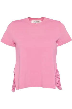 VALENTINO GARAVANI 2010 T-Shirt mit Blumenspitze