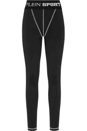 Philipp Plein Performance-Leggings mit Logo-Band