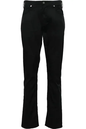 Emporio Armani Halbhohe Straight-Leg-Chino