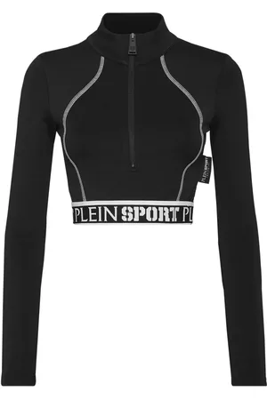 Philipp Plein Cropped-Top mit Logo-Bund