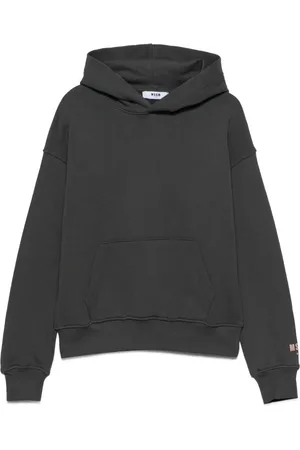 Msgm Hoodie mit gummiertem Logo