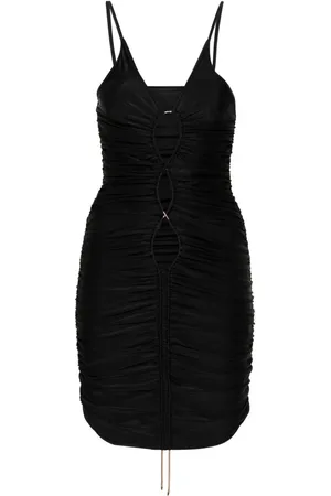 AMEN One-Shoulder-Minikleid mit Raffungen
