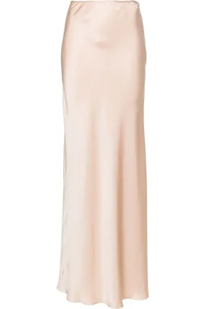 MANURI Maxirock aus Seidensatin