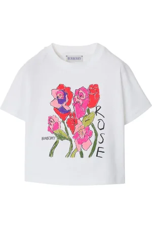 Burberry T-Shirt mit Rosen-Print
