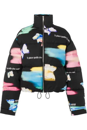 Moschino Gefütterte Jacke mit grafischem Print