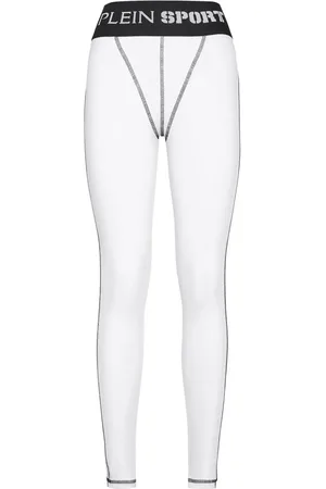 Philipp Plein High-Waist-Leggings mit Logo