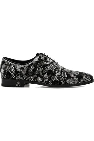 Philipp Plein Oxford-Schuhe mit Kristallen