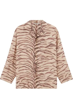 Stella McCartney Hemd mit Tiger-Print
