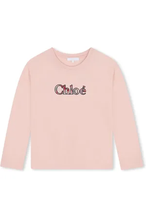 Chloé Langarmshirt mit Slogan-Print