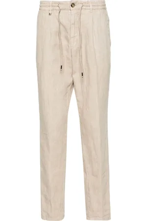 HUGO BOSS Tapered-Hose mit Bundfalten