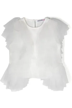 Patrizia Pepe Girl Top mit Rüschen