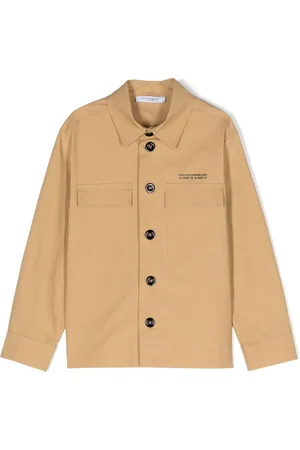 Paolo Pecora Hemdjacke mit Logo-Print