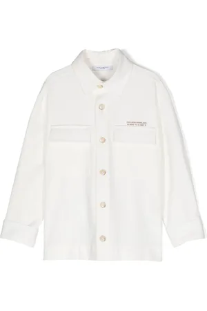 Paolo Pecora Hemdjacke mit Logo-Print