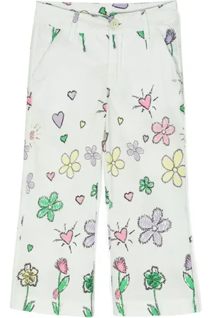 MISS GRANT Hose mit Blumen-Print