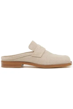 Maison Margiela Tabi City Mules aus Leinen