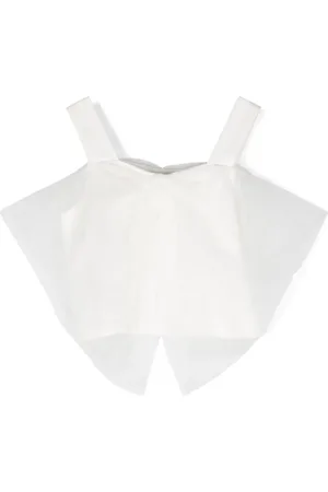 Patrizia Pepe Girl Cropped-Top mit Knoten