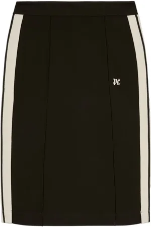 Palm Angels Midirock mit Monogramm