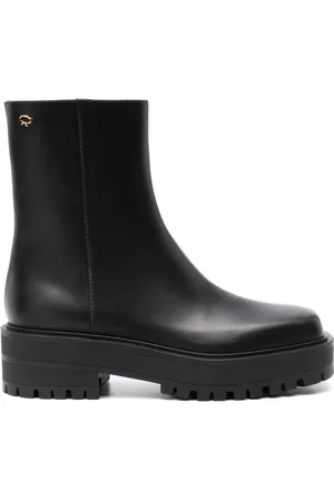 Gianvito Rossi Stiefel mit eckiger Kappe
