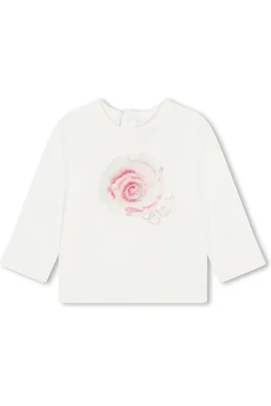 Chloé T-Shirt mit Blumen-Print