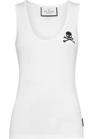Philipp Plein Top mit Kristallen
