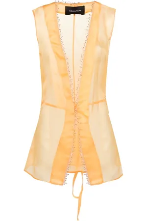 Fabiana Filippi Semi-transparentes Seidentop