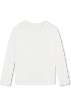 Chloé T-Shirt mit Logo-Stickerei