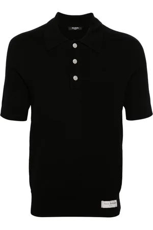 Balmain Poloshirt aus Merinowolle