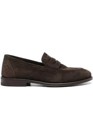 HENDERSON BARACCO Penny-Loafer aus Wildleder