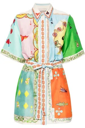 ALÉMAIS Rummy Minikleid mit Gürtel