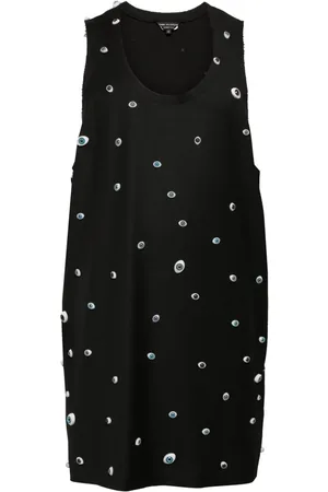 Comme des Garçons Trägershirt mit Augen-Applikation